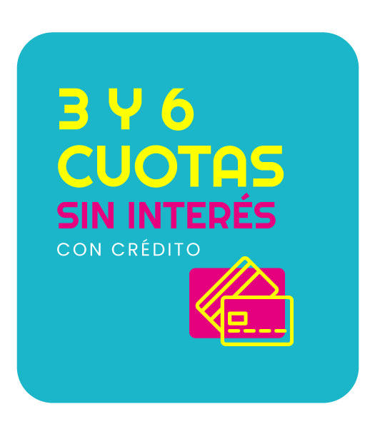 3 y 6 cuotas